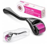 Derma Roller 0.5mm, Anti Ageing Men Beard Roller, 540 Titanium Micro Needling Roller, Microneedling Roller, Hair Growth Scalp Roller, Derma Kit for Skin Rejuvenation (Derma-Roll-0.5mm)