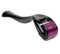 Derma Roller, 1.0mm Microneedling Roller for Men and Women, Facial Roller for Beard Growth, Scar Removal, and Facial Skin Care, Hair Growth Stimulator - Pink