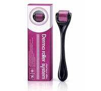 Derma Roller 1mm, 540 Titanium Needler Roller Stainless Steel Microneedling Face & Scalp Derma Roller for Hair Growth, Facial Skin & Cellulite Reduction for Both Men & Women. (1mm)