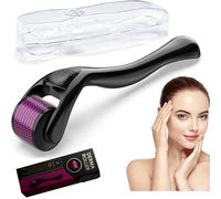 Derma Roller, 540 Needles Titanium Micro Derma for Face and Skin Care Roller, Derma Skin Roller, Beard Roller for Wrinkles, Face Derma Skin Care Facial Needle Roller and Beauty Massage Tools (1.5mm)