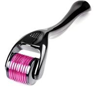 Derma Roller, 540 Titanium Needle Derma Roller 1mm Stainless Steel Microneedling Face & Scalp Derma Roller for Hair Growth, Facial Skin & Cellulite Reduction for Both Men & Women. (1mm)