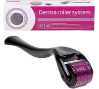 Derma Roller for Body, Hair and Sculp 0.5mm, 540 Titanium Microneedle Dermal Skincare, Microneedling Roller for Men and Women with Storage Case(0.5mm)