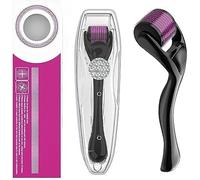 Derma Roller for Hair Growth | Microneedling Skin Roller for Face Body Scalp | 540 0.25mm Titanium Needles | Skin Care Microneedle Roller for Men Women Safe & Easy to Use (0.25mm)