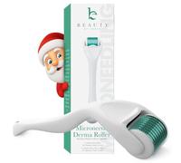 Derma Roller Microneedling Roller - Titanium 0.25mm Micro Needler for Face, Gently Exfoliates, Microneedle Tool for Beard, Scalp & Hair, Skincare Tools for Face