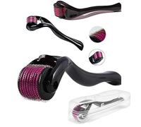 Derma Roller for Skin, Beard Derma Roller for Hair Growth & Care, Facial Roll, Micro needling 0.25mm 0.5mm 1mm 1.5mm, 540 Titanium Micro Needles for Facial, Body & Hair Growth For Men & Women (0.25mm)