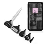Derma Roller Kit 5-in-1 - 0.25 mm Titanium Microneedle, Ice Roller & Steel Handle - Hair, Beard, Scalp, Face & Body Grooming Tool - Anti-Aging, Puffiness & Wrinkle Reducer