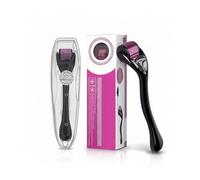 Derma Roller Microneedling Tool for Face, Hair and Beard, 540 Titanium Micro Needles, Skin Care for Wrinkles, Acne Scars and Stretch Marks