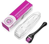 Derma Roller Microneedling Tool for Face, Hair and Beard, 540 Titanium Micro Needles, Skin Care for Wrinkles, Acne Scars and Stretch Marks (Derma-0.5mm)