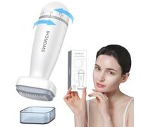 Derma Stamp Adjustable, Professional Microneedling Pen Derma Roller with Real Needles, Dermapen Microneedling Roller for Face Body Hair Dermastamp 0.5 1 1.5 2 mm for Women Men