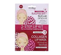 derma V10 2-Step Lip Kit - Step 1 Exfoliates - Step 2 Moisturises