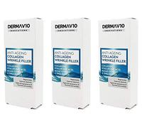 Derma V10 Anti-Ageing Collagen Wrinkle Filler With Hyalauronic Acid, Algae Extract & Shea Butter (3 Pack)