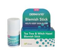 Healthpoint Derma V10 Blemish Stick, Tea Tree And Witch Hazel, For Clearer Skin, Calming And Soothing, Minimises Spots, Pimples And Blemishes, Reduces Redness, For Acne, Everyday Use, Vegan Friendly