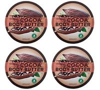 Derma V10 Body Butter Moisturising Cream Vegan Friendly 4 Pack (Cocoa)