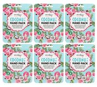 Derma V10 Deeply Moisturising Coconut Hand Pack, Enriched with Coconut Oil and Vitamin E - 6 Pack