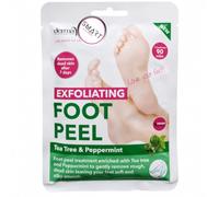 Derma V10 Exfoliating Foot Peel Tea Tree & Peppermint, 1 Treatment