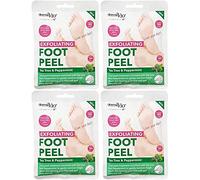 Derma V10 Exfoliating Foot Peel Tea Tree & Peppermint Removes Dead Skin After 7 Days 4 Treatments