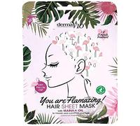 Derma V10 Flamingo Print Hair Mask, Pink, One Size