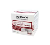 Derma V10 Innovations Anti-Ageing Day and Night Cream with Retinol 50ml
