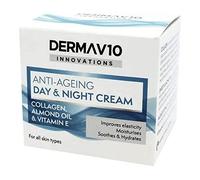 Derma V10 Innovations Anti-Ageing Day & Night Cream Collagen 50ml