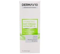 DERMA V10 Innovations Hydrate SPF15 Moisturising Daily Sunscreen Cream for Face & Body - Broad Spectrum UVA UVB Protection with Hyaluronic Acid & Vitamin E | SterlingSquare