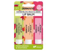 Watermelon, Peach, and Berry Lip Balm Set