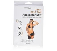 Derma V10 Solkiss 3-in-1 Self Tan Applicator Mitt - Exfoliate, Apply & Buff, Reusable (DER0397X)