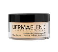 Dermablend Professional Illuminating Banana Loose Setting Powder - Sets Face and Body Makeup for Up to 16 Hours - Instantly Brightens Complexion - For All Skin Types, Tones, Conditions - 18g