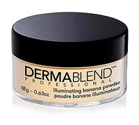 Dermablend Professional Illuminating Banana Loose Setting Powder - Sets Face and Body Makeup for Up to 16 Hours - Instantly Brightens Complexion - For All Skin Types, Tones, Conditions - 18g