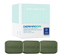 Dermabon Psoriasis Cleanser Seborrheic Dermatitis & Eczema Soap Bar for Adults - 2% Coal Tar Soap Active Ingredient - Soothes Itching Reduces I