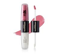 NEW Dermacol - 16-Hour Lip Colour, Highly Pigmented Glossy Lip Stain, Two-Phase Lip Plumper Gloss, Kissproof Lip Makeup Products with Matte and Glitter Finish, n.15
