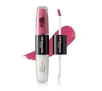 NEW Dermacol - 16-Hour Lip Colour, Highly Pigmented Glossy Lip Stain, Two-Phase Lip Plumper Gloss, Kissproof Lip Makeup Products with Matte and Glitter Finish, n.16