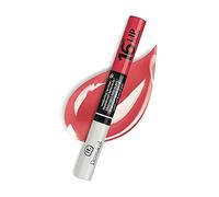 Dermacol 16-Hour Long-lasting Liquid Lipstick | Lip Plumper Balm & Colour Gloss | Beauty Cosmetics with Matte and Glitter Finish | Two-Phase Set | Non-drying formula | No.3 Cherry Red, 7.1 ml