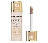 Dermacol Infinity make-up and corrector, Multi-use, Super coverage, Photo-friendly, Hypoallergenic, Waterproof, Touch proof, SPF 15, 02 - Beige