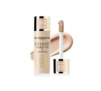 Dermacol Infinity make-up and corrector, Multi-use, Super coverage, Photo-friendly, Hypoallergenic, Waterproof, Touch proof, SPF 15, 02 - Beige