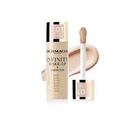 Dermacol Infinity make-up and corrector, Multi-use, Super coverage, Photo-friendly,Hypoallergenic,Waterproof, Touch proof, SPF 15, 01, Fair