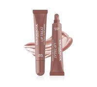 Dermacol Lip Treat Hyaluronic Filling Spheres Lip Balm - Vegan Hydrating Treatment with Melting Touch Texture, Glossy Tint, 10 ml (9. Taupe Brown)