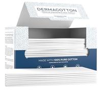 DERMACOTTON 80 Disposable Towels - Pure Cotton, 100% Biodegradable, Hypoallergenic for Face Wash and Makeup Removal - Super Soft Face Wipes, Sensitive Skin, Facial Cloths