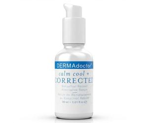 DERMAdoctor Calm Cool + Corrected Dermatologist Formulated Bakuchiol Retinol Alternative Serum for Sensitive Skin; Anti Aging Serum for Fine Lines, Wrinkles, Brightening and Pore Minimizing - 30 ml