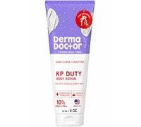 DERMAdoctor Strawberry Legs Treatment, KP Duty Body Scrub, 227g | 10% AHAs + PHAs, treats keratosis pilaris and rough bumpy skin, dermatologist formulated exfoliant (DR-KPS8)