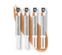 Dermaflage 4 Pack Scar Filler Applicators for Acne Scars - Bronze Medium | Silicone Scar Makeup for Recessed Scars, Wrinkles & Deep Pockmarks, Waterproof Skin-Like Concealer, 0.19 oz / 5.3g