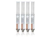 Dermaflage 4 Pack Scar Filler Applicators for Acne Scars - Light Tan | Silicone Scar Makeup for Recessed Scars, Wrinkles & Deep Pockmarks, Waterproof Skin-Like Concealer, 0.19 oz / 5.3g