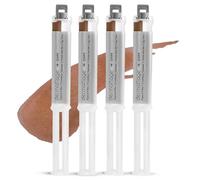Dermaflage 4 Pack Topical scar Filler Applicator for scar removal - Dark
