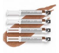 Dermaflage 4 Pack Topical Scar Filler Applicators for Acne Scars - Dark | Silicone Scar Makeup for Recessed Scars, Wrinkles & Deep Pockmarks, Waterproof Skin-Like Concealer, 0.19 oz / 5.3g