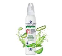 Dermaflora Aloe Vera Hair Mousse - 150ml | Lightweight Styling Foam with Keratin | Curl Enhancing Mousse for Smooth, Healthy Hair | Flexible Hold for Curly, Wavy & Fine Hair | Sulfate-Free