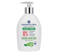 Dermaflora Aloe Vera Hand Wash - 400ml | Natural Liquid Soap with Aloe Vera & Vitamin B5 | Moisturising & Soothing | For Sensitive Skin | Paraben-Free | Daily Use