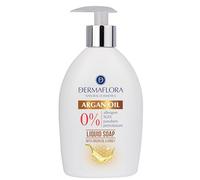Dermaflora Argan Oil & Honey Liquid Soap - 400ml Moisturizing Hand Wash for Dry & Sensitive Skin | Nourishing Natural Soap with Antioxidants | Paraben-Free, Gentle Formula