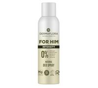 Dermaflora For Him Intensity Natural Deo Spray - 150ml | Aluminum-Free Men’s Deodorant Spray | Paraben-Free, Long-Lasting Masculine Scent, Natural Odor Protection
