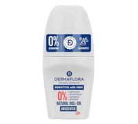 Dermaflora Sensitive Roll-On Deodorant with MSM - 50ml | Natural Underarm Care for Sensitive Skin | Deodorant Roll On Formula with Long-Lasting Odor Protection | Aluminum-Free & Paraben-Free