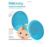 Frida Baby DermaFrida the SkinSoother Baby Bath Brush: Cradle Cap Brush for Babies, Baby Essential for Dry Skin, Cradle Cap Treatment and Eczema
