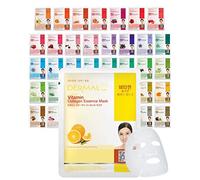 DERMAL 39 Combo Pack Collagen Essence Full Face Facial Mask Sheet - The Ultimate Supreme Collection for Every Skin Condition Day to Day Skin Concerns. Nature made Freshly packed Korean Face Mask